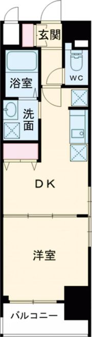 エステムプラザ名古屋駅前プライムタワーの間取り画像