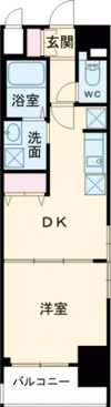 エステムプラザ名古屋駅前プライムタワーの間取り画像