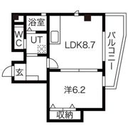 THE RESIDENCE IMAIKE NORTHの間取り画像