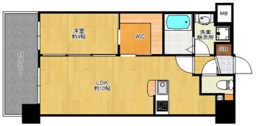 リアンシエルブルー雑餉隈の間取り画像