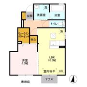 ディアコート駒生 Aの間取り画像