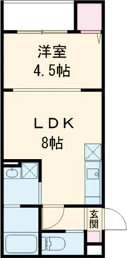 CRASTINE 大蓮北4丁目 Cの間取り画像