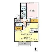 イヴェール Bの間取り画像