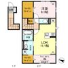 クレセント Aの間取り画像