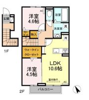 アペーゴ Bの間取り画像
