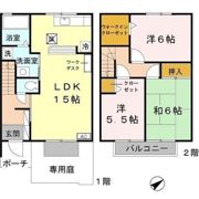 クレールヴィレッジ A棟の間取り画像