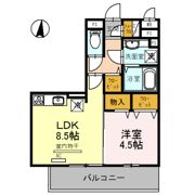 サンライズ湊Ⅱの間取り画像