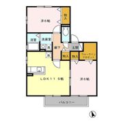 メルベーユ光の間取り画像