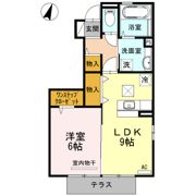メルヴェーユ Aの間取り画像