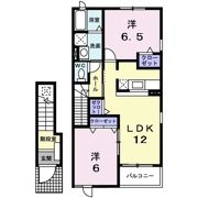 ベルメゾン参番館の間取り画像