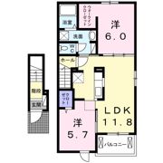 ティートの間取り画像