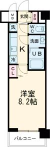 プレサンスTHE KYOTO 東福寺 WESTの間取り画像