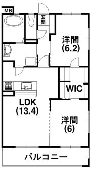 リッツ フィールドの間取り画像