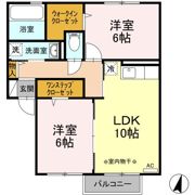 セブンフィールド Aの間取り画像