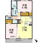 アンソレイエの間取り画像