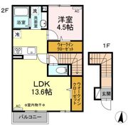 Habitation K(ｱﾋﾞﾀｼｵﾝ ｹｲ)の間取り画像