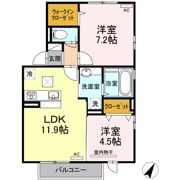 フォルトゥーナ A棟の間取り画像