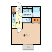 アムール プリエの間取り画像