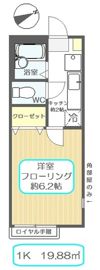 レストキューブ・トウエイの間取り画像