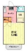 カルチェラタンC棟の間取り画像