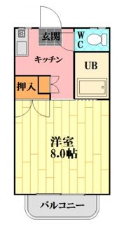 カルチェラタンC棟の間取り画像