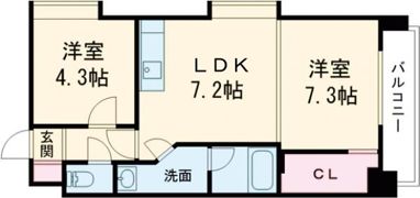 エルフィーネ本町の間取り画像