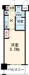 アプリーレ神戸元町の間取り画像