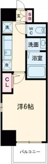 エステムコート神戸湊町の間取り画像