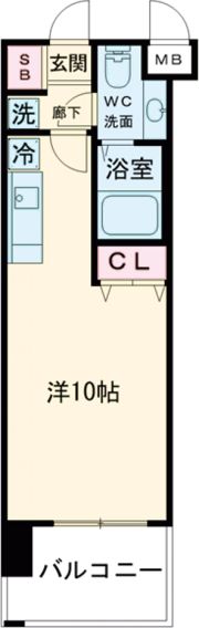 アプリーレ神戸元町の間取り画像