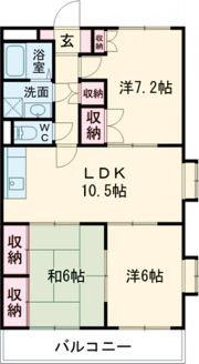 エスポワールMⅡの間取り画像