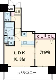 アプリーレ神戸元町の間取り画像
