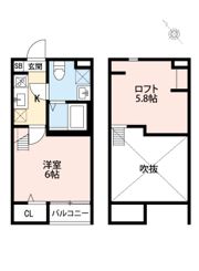 ルーチェ南流山の間取り画像