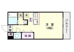 KOU TAI SHIN BUIL 上荒田の間取り画像