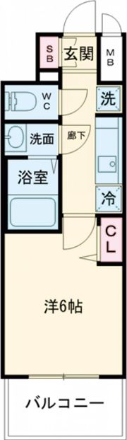 ディアレイシャス浅間町ステーションフロントの間取り画像