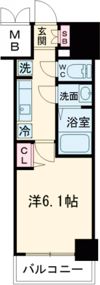 ディアレイシャス浅間町ステーションフロントの間取り画像