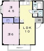 ロイヤルハイツの間取り画像