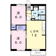メゾンアンソレイエの間取り画像