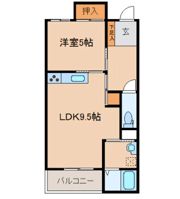 ウィスターコート斐川Bの間取り画像