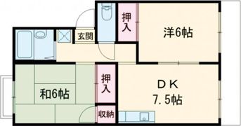 セジュール91の間取り画像