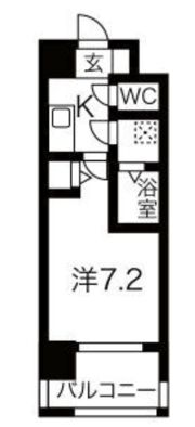 クレストタップ神戸湊町ブランの間取り画像