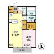 ディアステージⅡの間取り画像