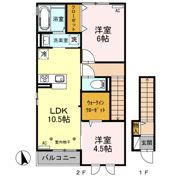 メゾン・ド・ジュリアン Aの間取り画像