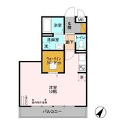D-room八反野の間取り画像