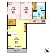 グレイス周西の間取り画像
