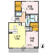 リヴェールコッコロの間取り画像