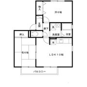 サニーハイツ･学園中の間取り画像