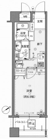 ジェイシティミライエ大手町の間取り画像