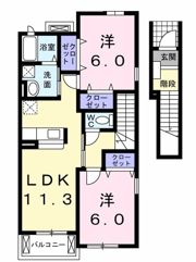ジェネシスⅠの間取り画像