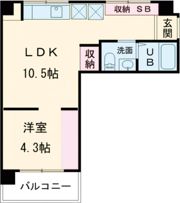 ヒルヴィスタ三滝の間取り画像