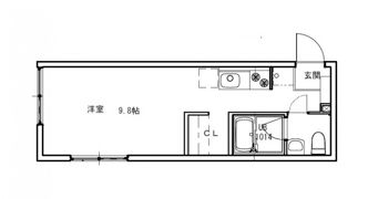 ルシェルメゾン牛田早稲田の間取り画像